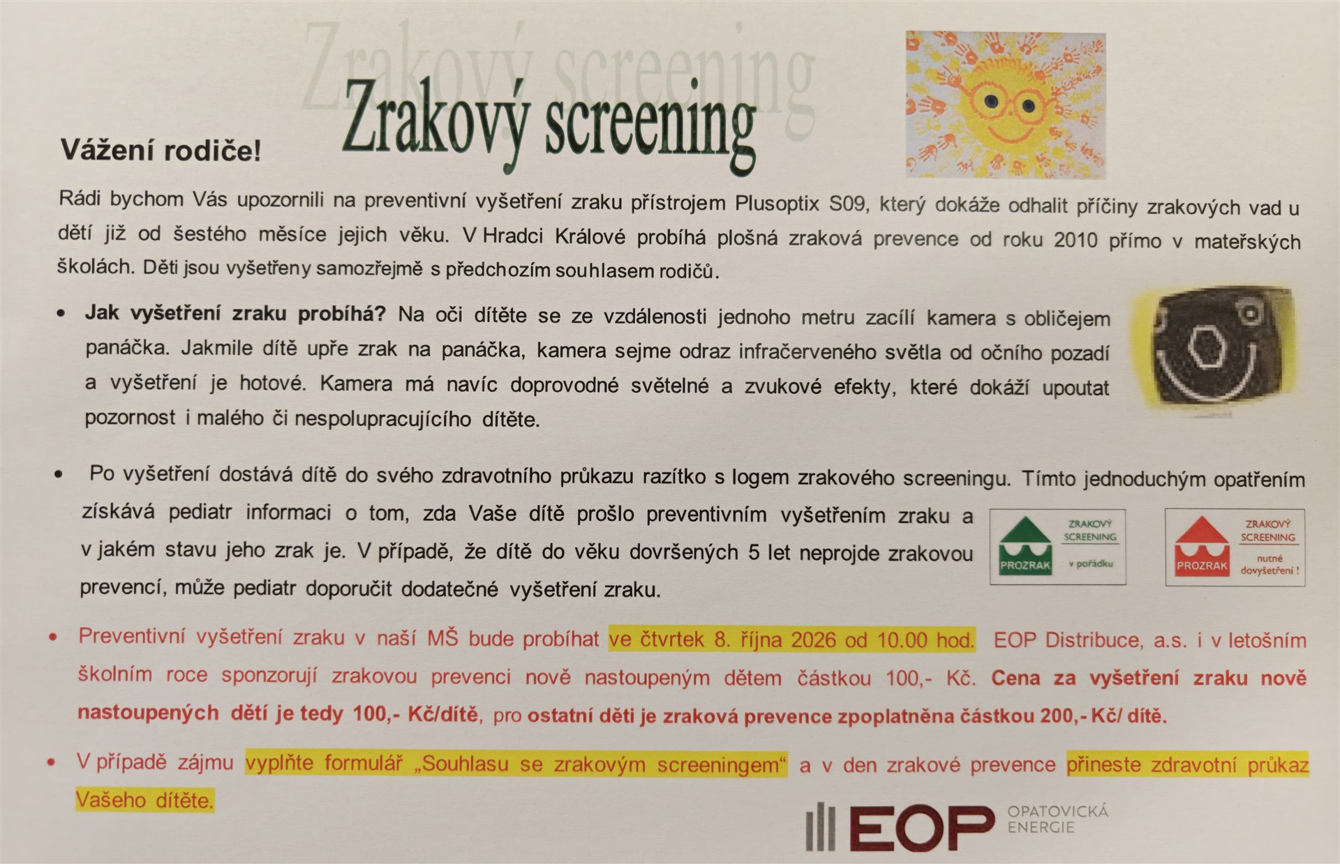 Zrakový screening